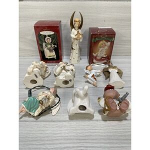 Angel Ornaments & Figurines (Set of 10) Vintage *See Description for‎ Details*